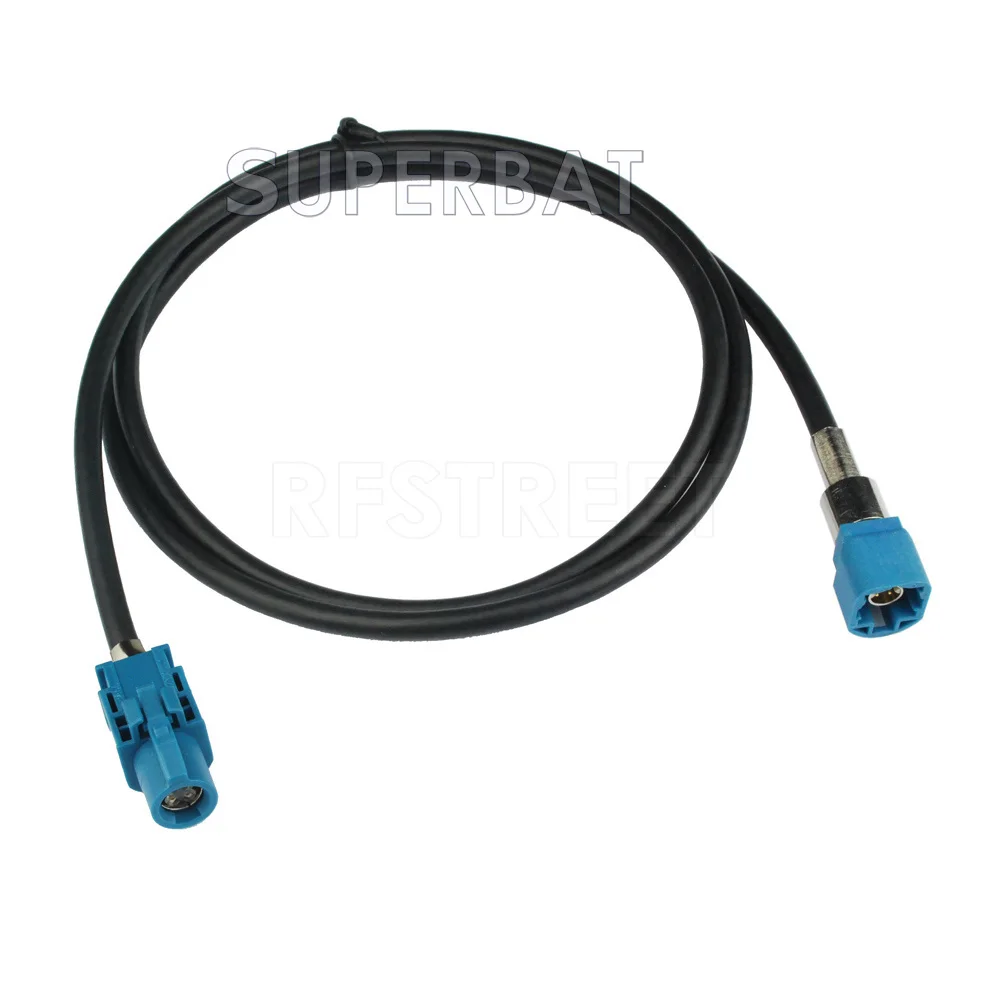 

Superbat New Vehicle High-speed Transmission FAKRA HSD General Coding Z Water Blue/5021 LVDS 3m Shielded Dacar 535 4-Core Cable