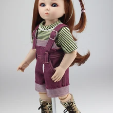 Красивая SD/BJD кукла 18 дюймов Высокое качество кукла ручной работы для детей