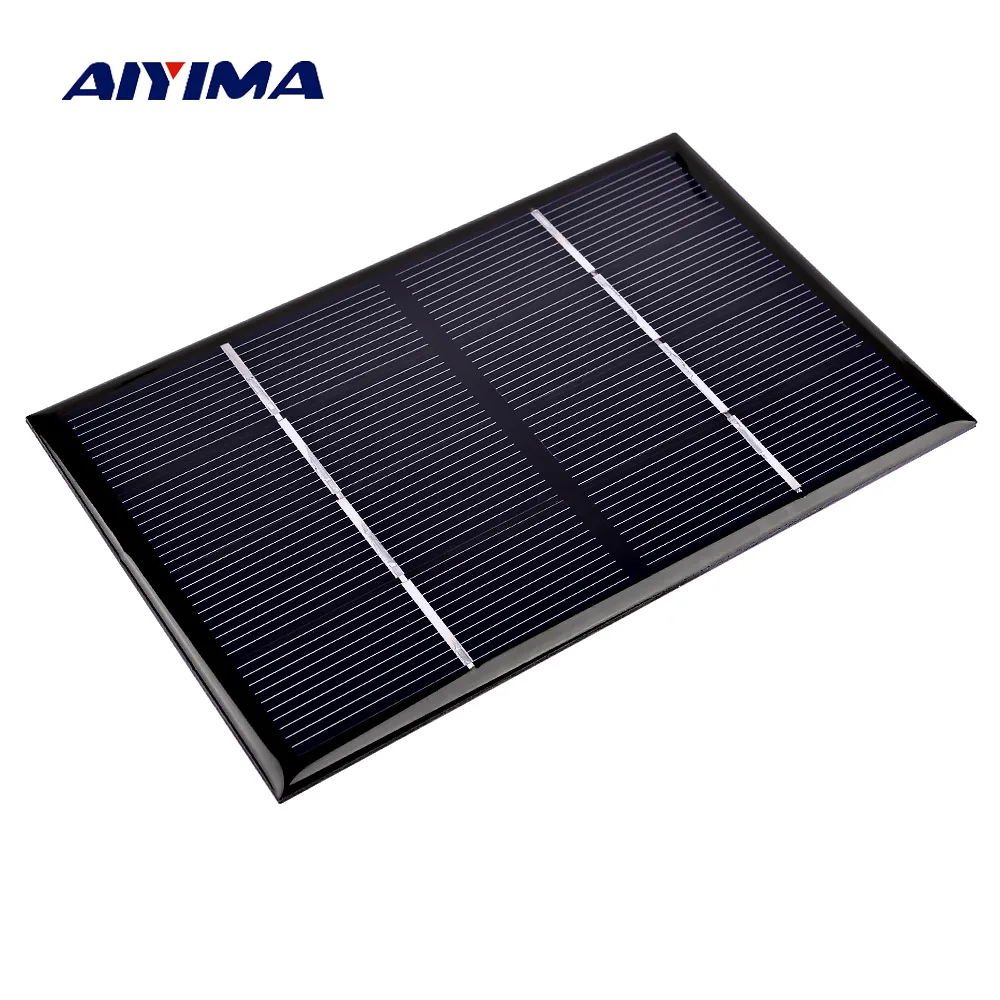 

AIYIMA Placa Solar Panel China Charger 4V 420mA 140*85mm Monocrystalline Silicon Kit Chargeur Solaire DIY USB Solar Power Bank