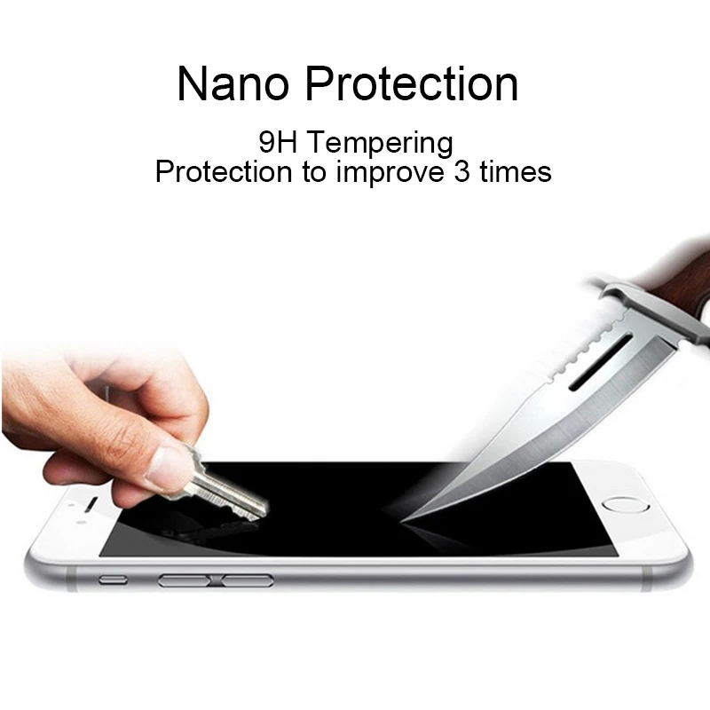 9H 2.5D Tempered Glass For Apple iPhone 4 4S 5 5S 5C SE Glass For Screen Protector For iPhoen X 6S 6 7 8 Plus Protective Film    (3)