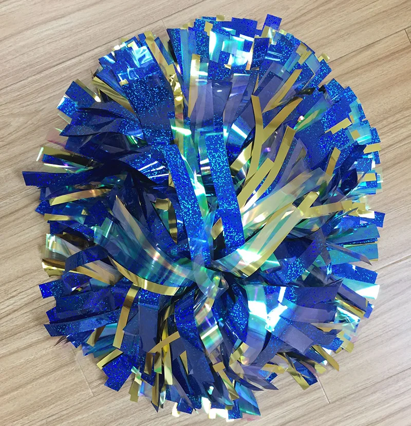 performance cheerleading poms custom color baton handle 10pieces/a lot