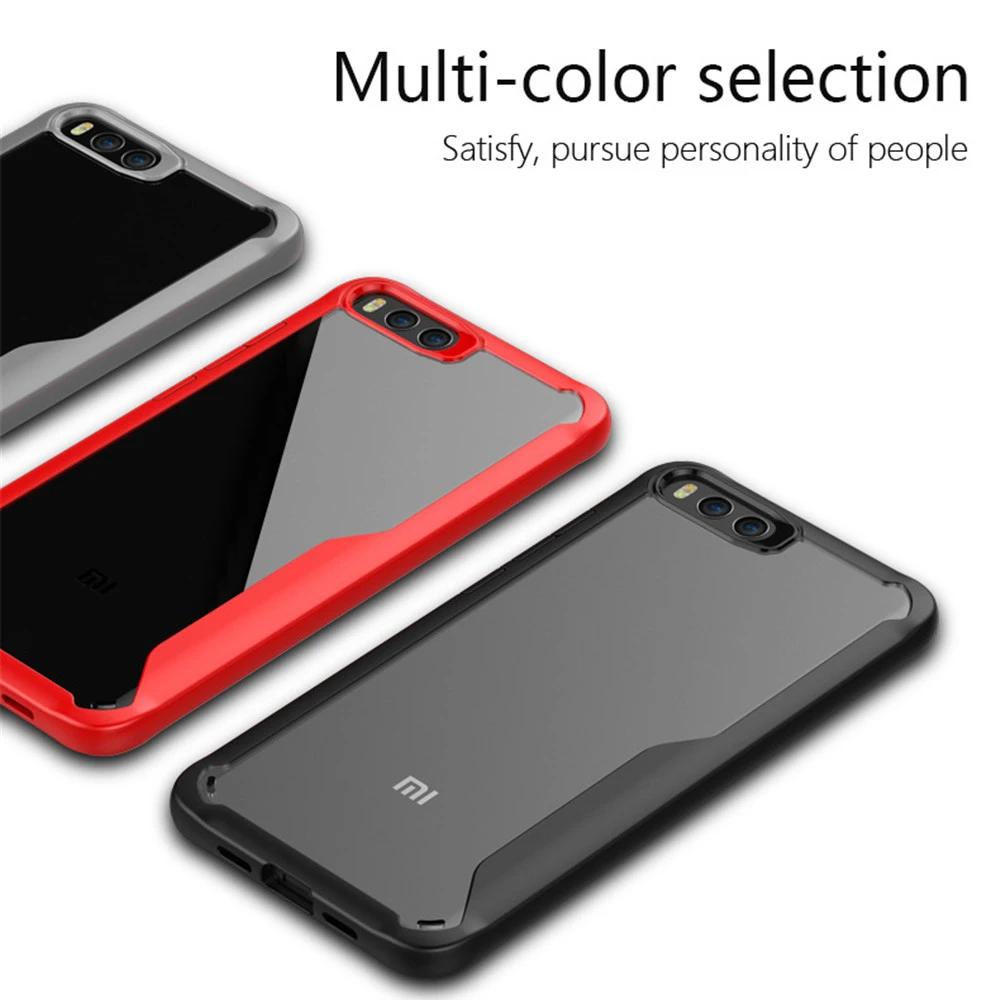 

Phone Case sFor Xiaomi Mi Note 3 Mix 2 Case Luxury Soft Silicone + Transparent PC Shockproof Coque For Xiaomi Mi Note 3 Case