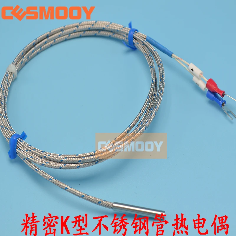 

Precision K-type Stainless Steel Tube Thermocouple K Type, J Type 4X30 Protection Tube Temperature Sensor