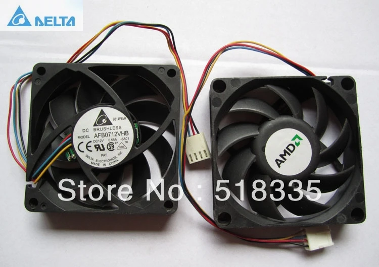 Для delta AFB0712VHB 7 см 7015 70*70*15 мм 4pin PWM тепловой контроль скорости охлаждающий вентилятор
