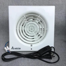 Солнечный вентилятор вентиляции Delta спальня ультра-тихий вытяжной вентилятор 6 дюймов ультра-тихий 15 см комнатный вытяжной вентилятор