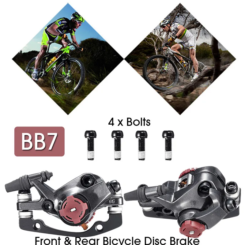 

Bike Disc Brake Calipers AVID BB7 Front Rear MTB Disc Brake 1Pair Brake Set Mountain Bicycle Mechanical Disc Brakes Caliper