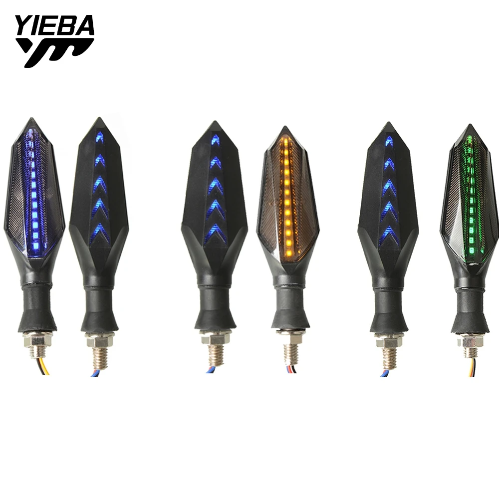 

Motorcycle Signal lights Led Turn Signal Flasher Warning lamp For Kawasaki ZX6R ZX636R ZX6RR Honda CBR650R CB650R Accessories