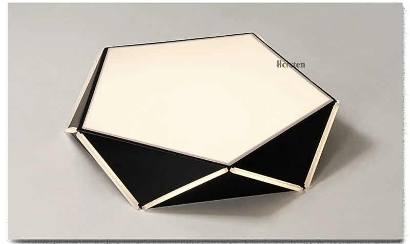 Horsten Geometric Design Ceiling Lights Lamps With Remote Control Indoor Lighting For Bedroom Living Room 6-20 Square Meters (11)