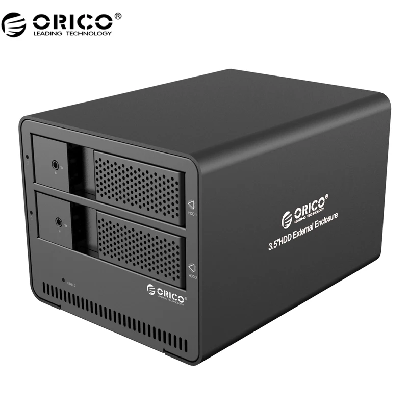 ORICO 3.5" Aluminum HDD Enclosure 2bay SATA to USB3.0