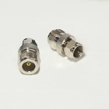 1 шт. N Женский Джек к F штекер RF коаксиальный адаптер конвертер прямой никелированный