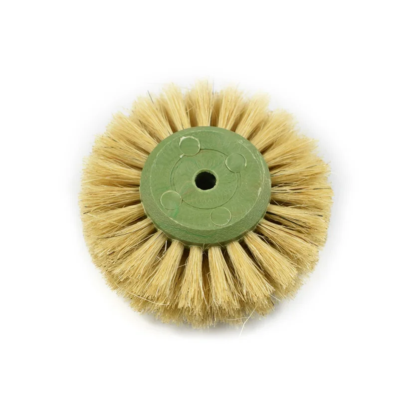  1pc 70mm Diameter Soft Brush Wheel Fit Jewelry Hole Drill Machine For DIY Pearl Jade Beads Hole Dri