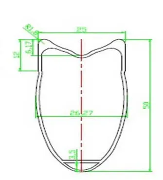 Perfect CSC U Shape 700C full carbon 50mm tubular wheels 25mm width Novatec hub for 8/9/10/11speed 1 Perfect CSC U Shape 700C full carbon 50mm tubular wheels 25mm width Novatec hub for 8/9/10/11speed 1