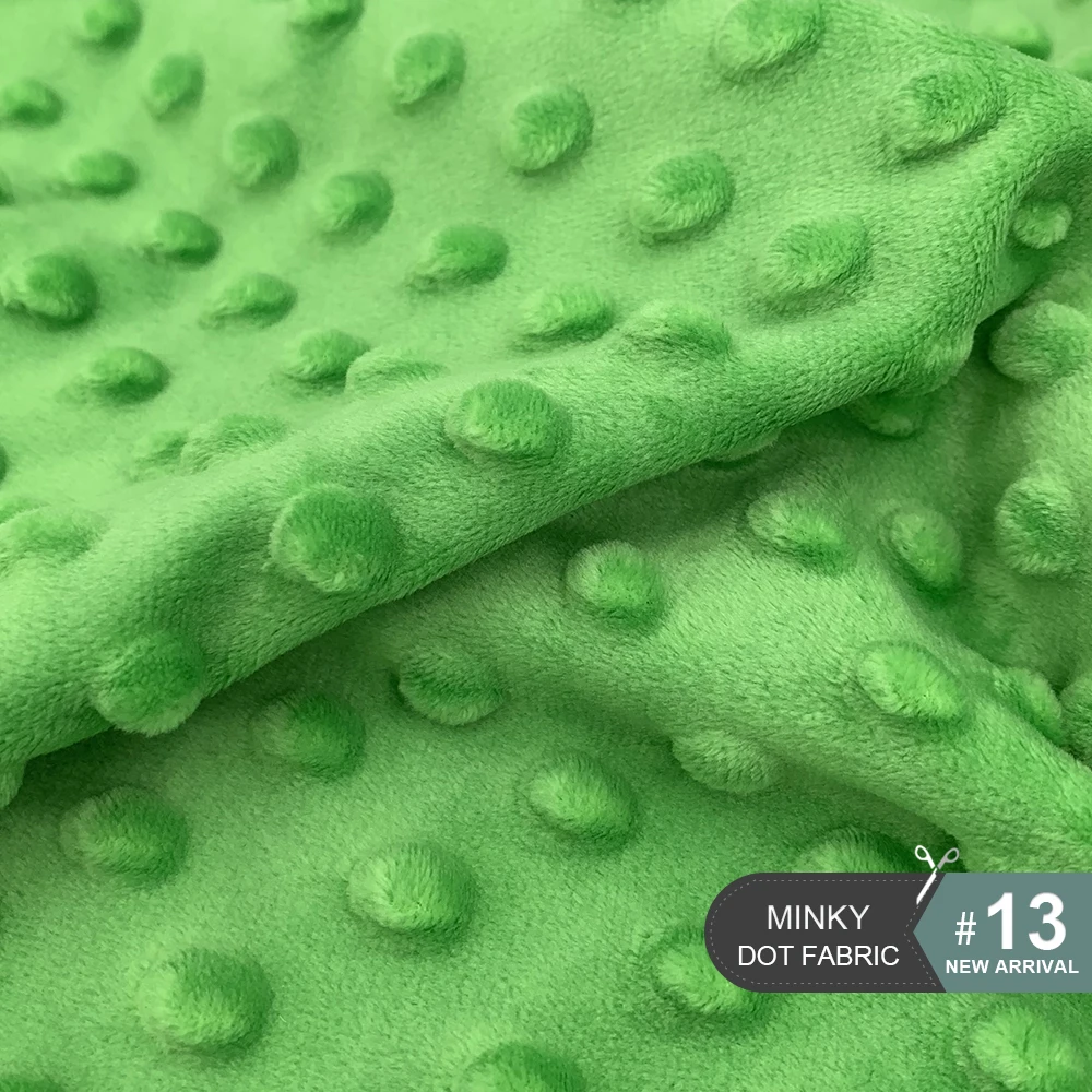 5 шт./лот давление супер мягкая ткань зеленый синий набор 45x45 см Ткань точечная микрофибра для детского одеяла «сделай сам» ручной работы ткань