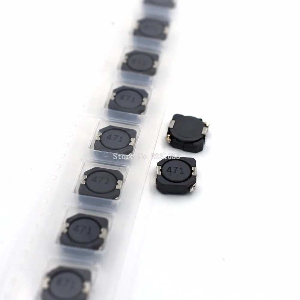 

10 шт./лот 10*10*4 мм SMD силовой индуктор 470uH 470uh 471 CDRH104R индуктивность проволочный Чип экранированный индуктор