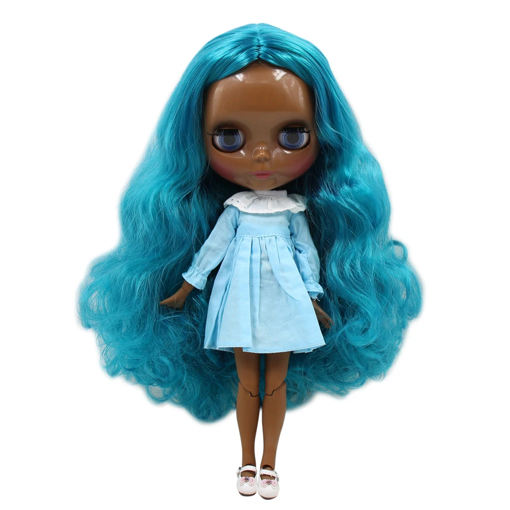 Ледяной DBS Blyth кукольные 1/6 30 см bjd супер черный темных оттенков кожи шарнирное