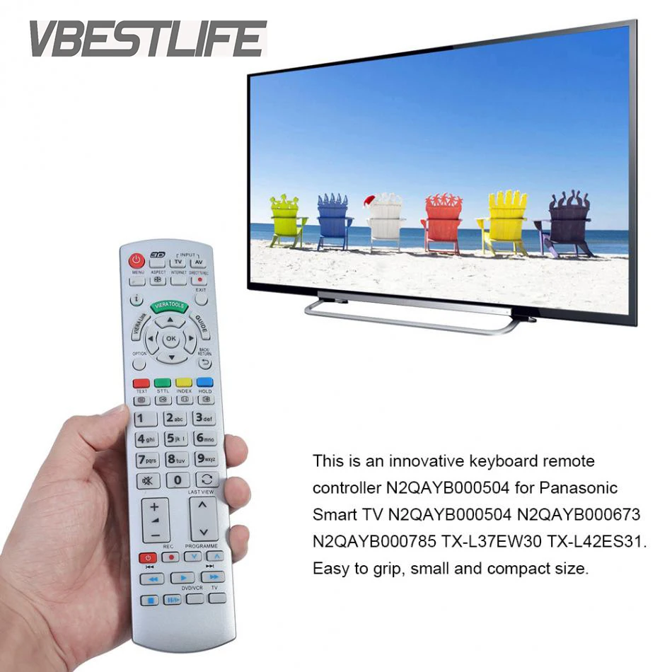 Универсальный пульт дистанционного управления VBESTLIFE для Panasonic N2QAYB000504 N2QAYB000673