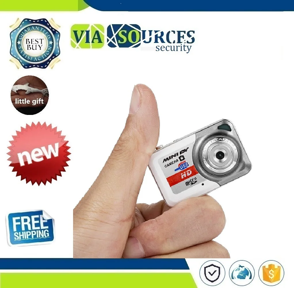 

HD 1280*720 Ultra Portable Mini Camera Video Recorder Digital Small Cam Support TF Card Micro Secure Digital Memory Card