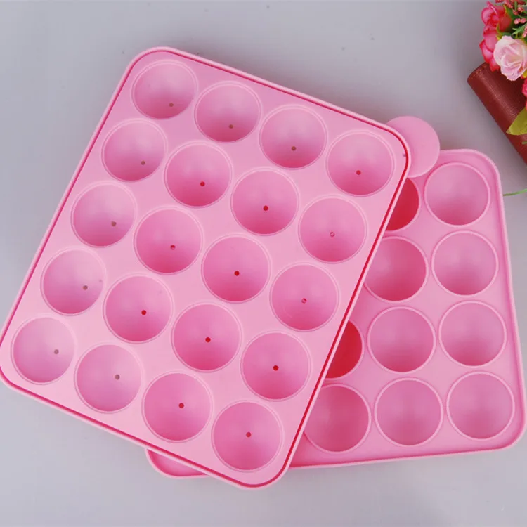 20 hole round lollipop silicone mold DIY baking ball lollipop mold