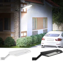 66 LED PIR Motion Sensor Solar Powered Wall Lamp Outdoor Street Light Waterproof Remote Control Garden Wall Light