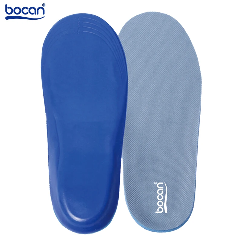 Bocan Memory Foam insole lether shoe insoles shock absorption sweat absorbing breathable comfortable pad for men and women 5520 