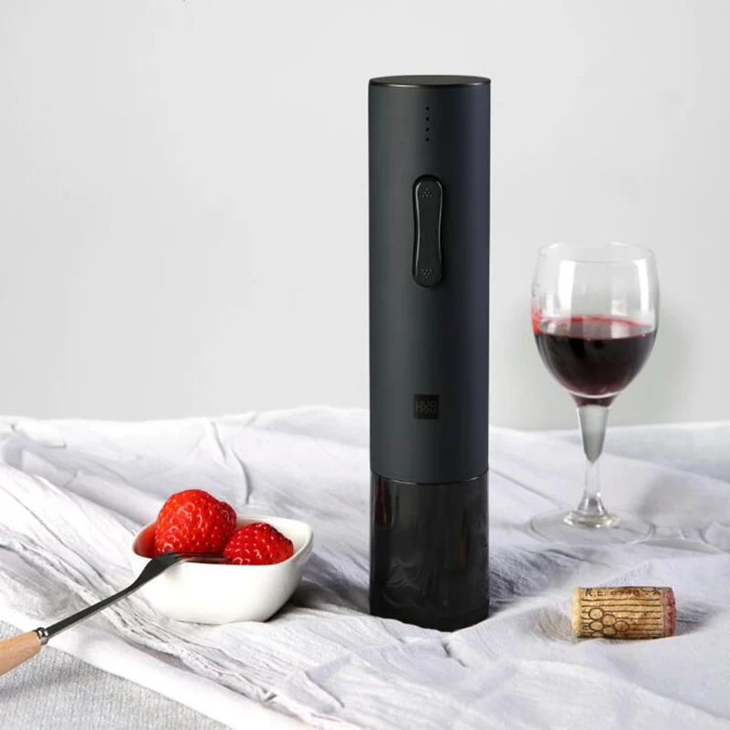  Xiaomi Huohou Automatic Red Wine opener Bottle Stopper Electric Corkscrew Foil Cutter Cork Out Tool - 33024289859