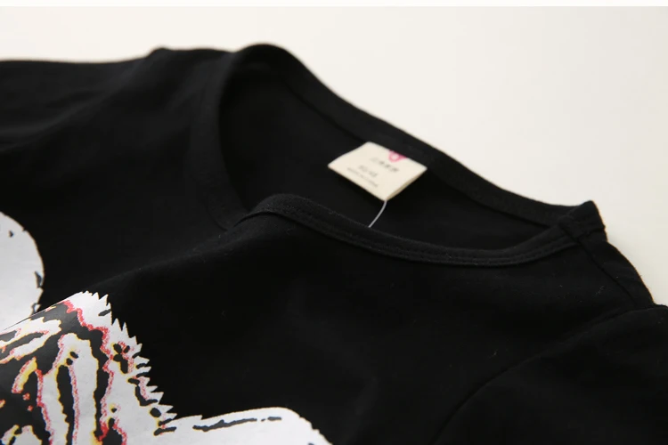 2018 Summer Male Female Baby Child Boy Tiger Animal T-Shirt Short-Sleeve Top  (13)