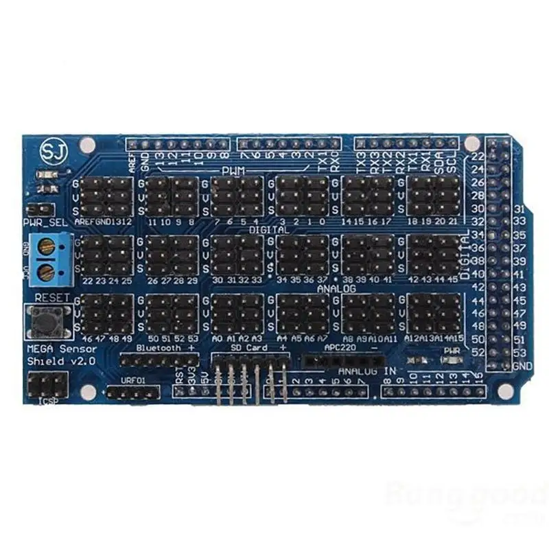 

Mega Sensor Shield V1.0 V2.0 dedicated sensor expansion board For Arduino ATMEGA 2560 R3 1280