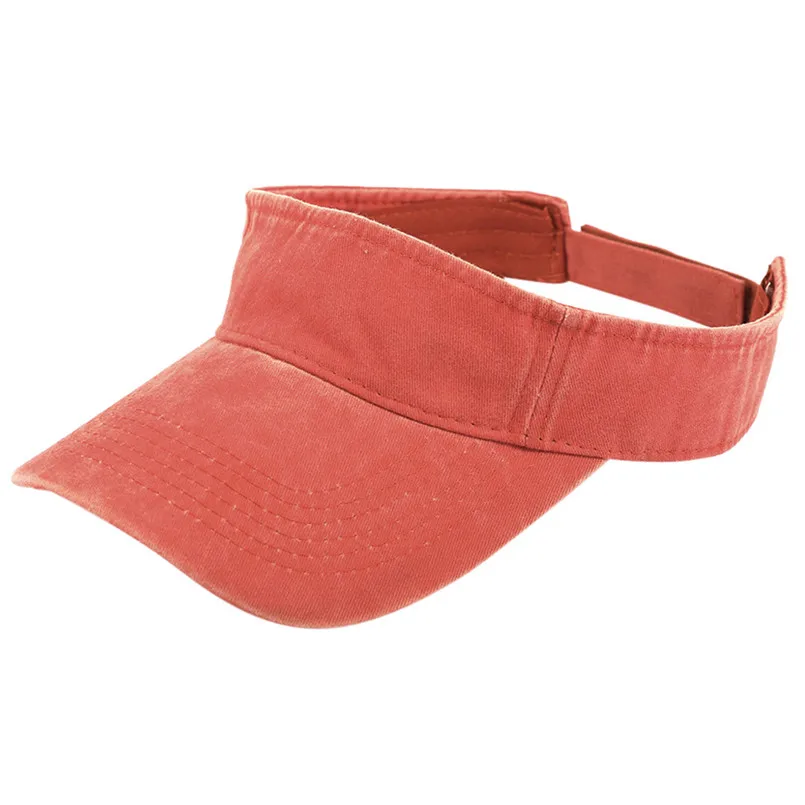 Casual Unisex Sun Hat Solid Color Summer Beach Hat Bucket Cap Soft Daily Golf Visors for Women 35MA19 (3)