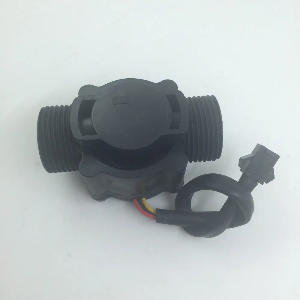 Water Flow Meter Sensor Controller LCD Display + Flow Sensor Meter Counter Gauge FS300A G3/4" DN20 1-60L/Min 10-24V water flow sensor