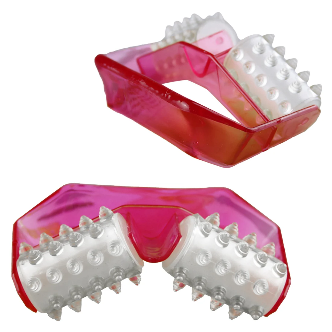 

New Type Double Roll Massage Wheel Massager Handheld Full Body Anti Cellulite Massage Hip Massager Foot Hand Body Arm Leg Relief