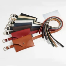 Поясная Сумка для женщин, поясная сумка-конверт, Кожаная поясная сумка, модная женская однотонная сумка для денег, нагрудная Функциональная сумка для телефона