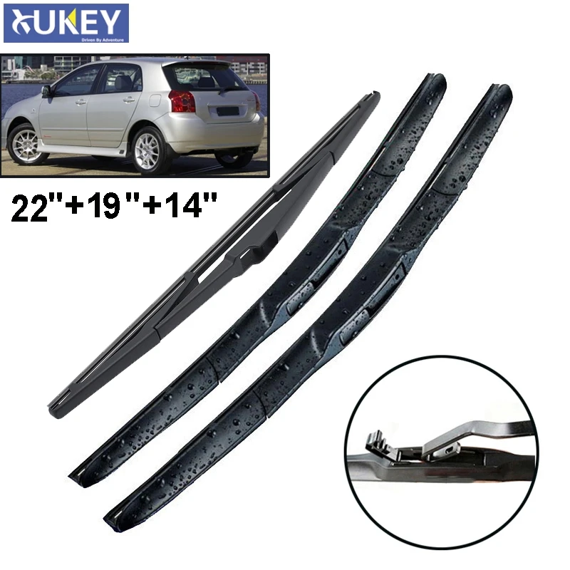Набор щёток стеклоочистителя Xukey для Toyota Corolla 120 хэтчбек 2007 2006 2005 2004 2003 2002 22 19 14
