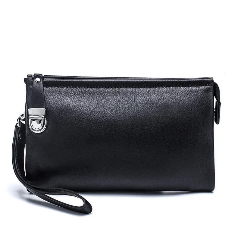 2018 New Style Men Wallets 100% Genuine Leather Money Clip Wallet with coin pocket Phone Passport Clutch Bag | Багаж и сумки