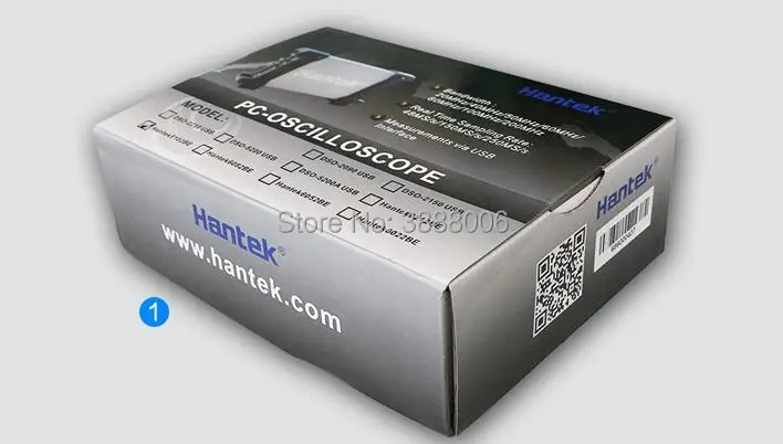 Hantek 6022BL PC USB Портативный Осциллограф 2 цифровых канала 20 МГц полоса пропускания 48MSa/s частота дискретизации 16CH логический анализатор