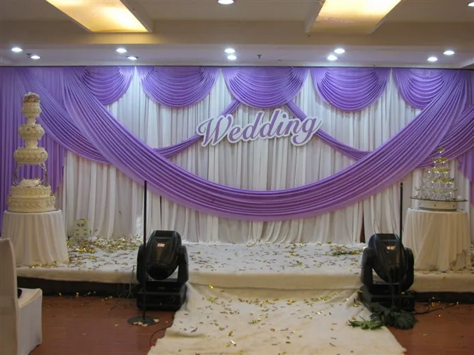 Свадебная фоновая занавеска с кружевом свадебные декорации для свадебной сцены Декор, белый и фиолетовый свадебные занавески