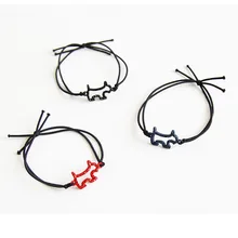 1 шт. сладкий Hairline простой щенок эластичная резинка небольшой свежий волос кольцо ювелирные изделия G0502