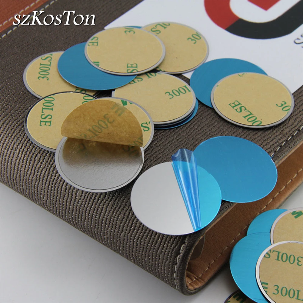 

5Pcs/lot For 3cm 4cm Metal Plate disk iron sheet for Magnet Mobile Phone Holder iron Plate Sticker For Magnetic Car Phone Holder