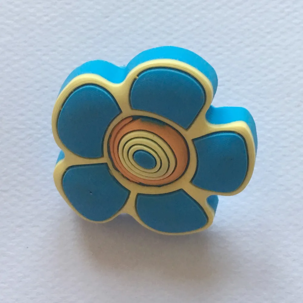 الأطفال غرفة الناعمة المطاط الأزرق زهرة المقابض الاطفال درج خزانة خزانة سحب مقبض الباب الأطفال غرفة الناعمة المطاط الأزرق زهرة المقابض الاطفال درج خزانة خزانة سحب مقبض الباب