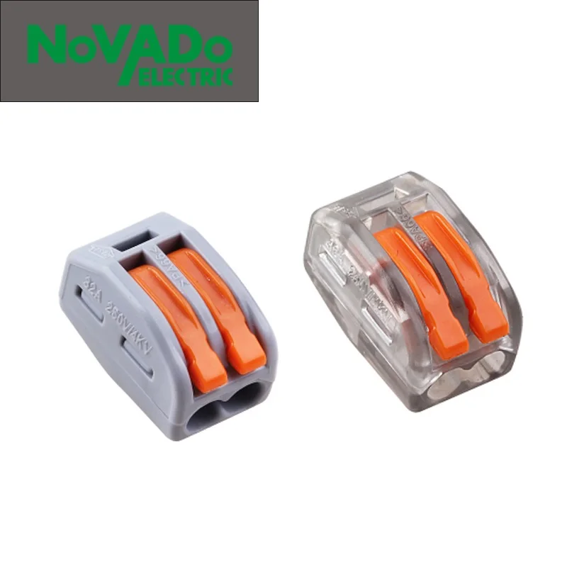 

Universal Connector NCT212 Compact Wiring Connector 2 pin Conductor Terminal Block