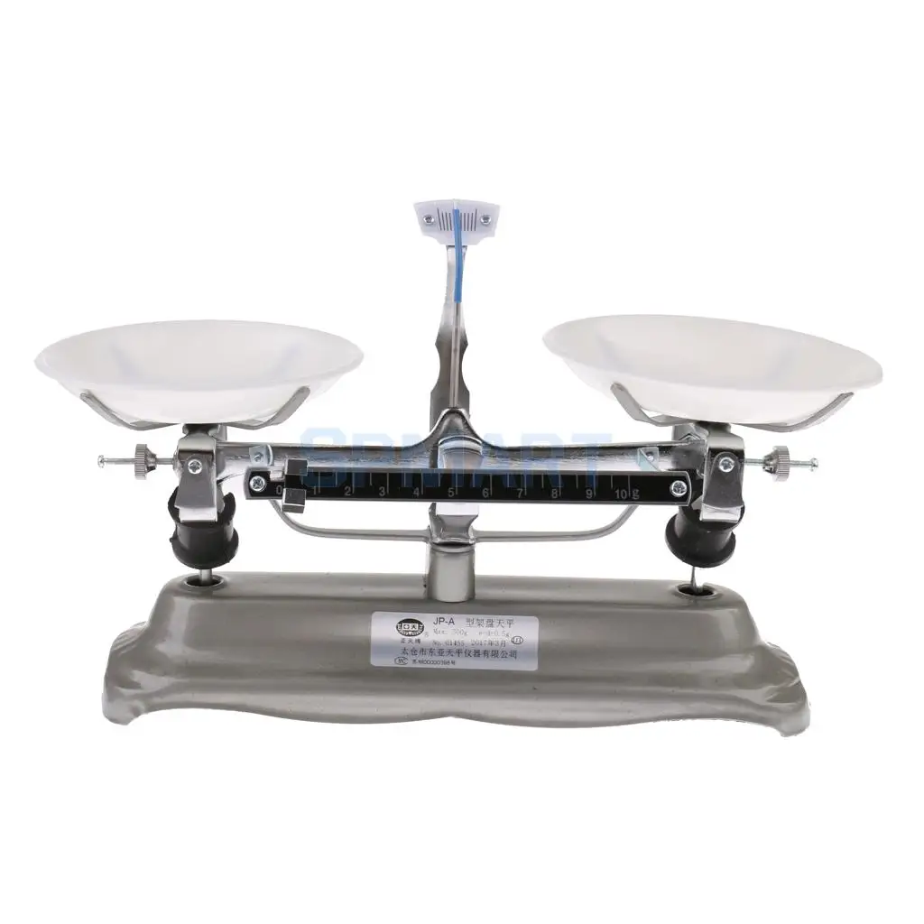 500 Gram Mechanical Table Balance Scale with 7 Weights for Teaching Tool laboratory Equipment Supplies