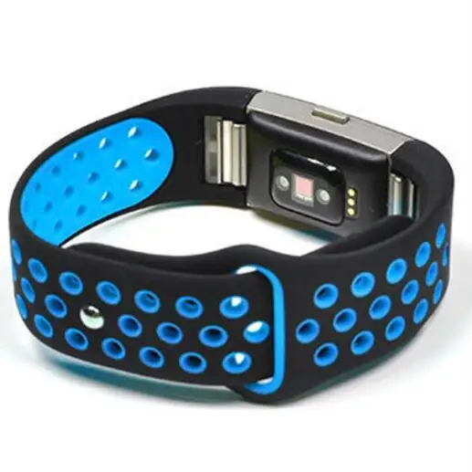 KINGBEIKE Sport Silicone watchband For Fitbit Charge 2 Bracelet Smart Wristbands Watches Band Fitbit Accessories Strap