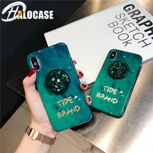 

Luxury Green Soft TPU Case For iPhone XS Max XR Crystal Rhinestone Gasbag Cover For iPhone 8 7 6 6S Plus Phone Case Cover Coque
