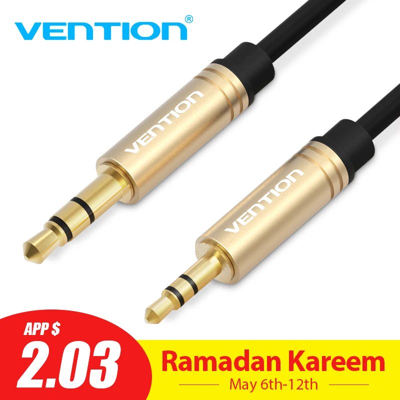Vention Aux Cable 2.5mm to 3.5mm Audio cable Jack 3.5 to 2.5 male Aux Cable For Car SmartPhone Speaker Headphone Moible Phone Vention Aux Cable 2.5mm to 3.5mm Audio cable Jack 3.5 to 2.5 male Aux Cable For Car SmartPhone Speaker Headphone Moible Phone