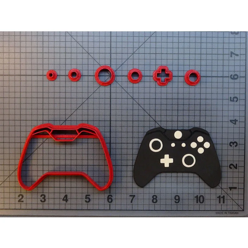 

Video Game Xbox X Controller Cookie Cutter Cake Baking Mould Custom Made 3D Printed Cookie Cutter Fondant Molds Cookie Cutter