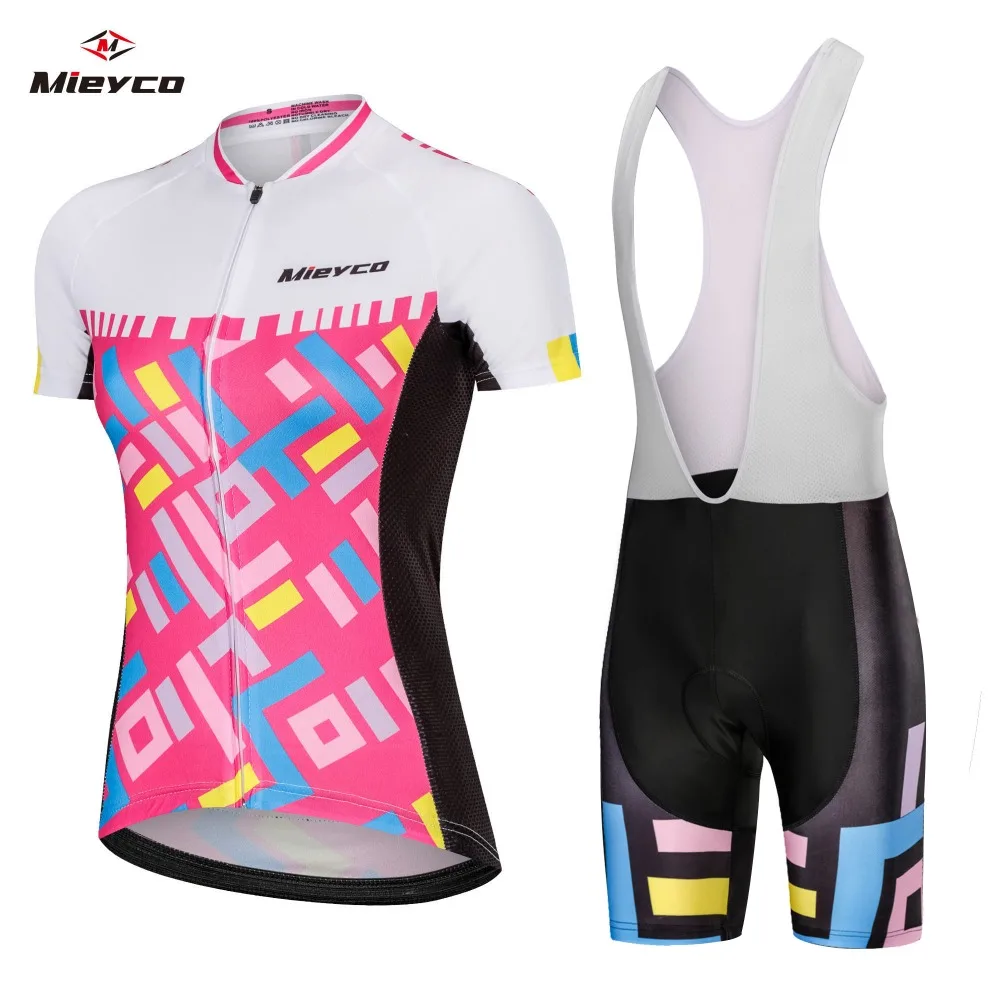 Cycling Bike Short Sleeve Clothing Set Bicycle Sports Suit Jersey Bib Shorts