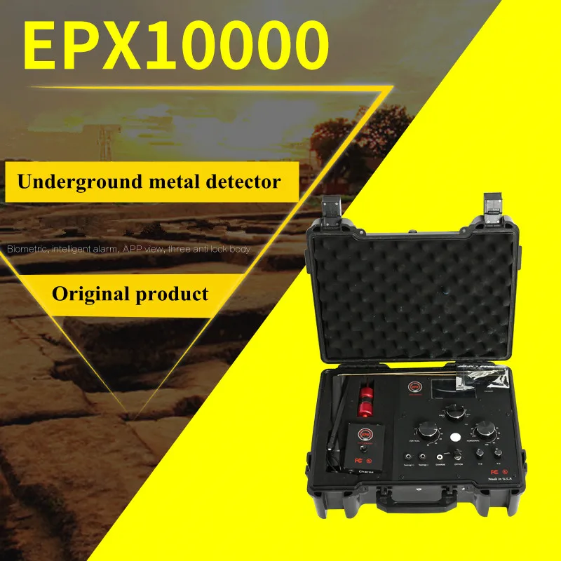 Archaeological EPX10000 metal detector remote radar scan underground