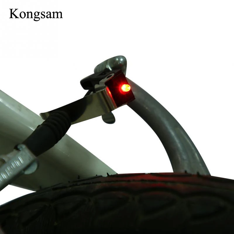 Mini Bike Brake Light Mount Tail Rear Bicycle Cycling LED Safety Warning Lamp