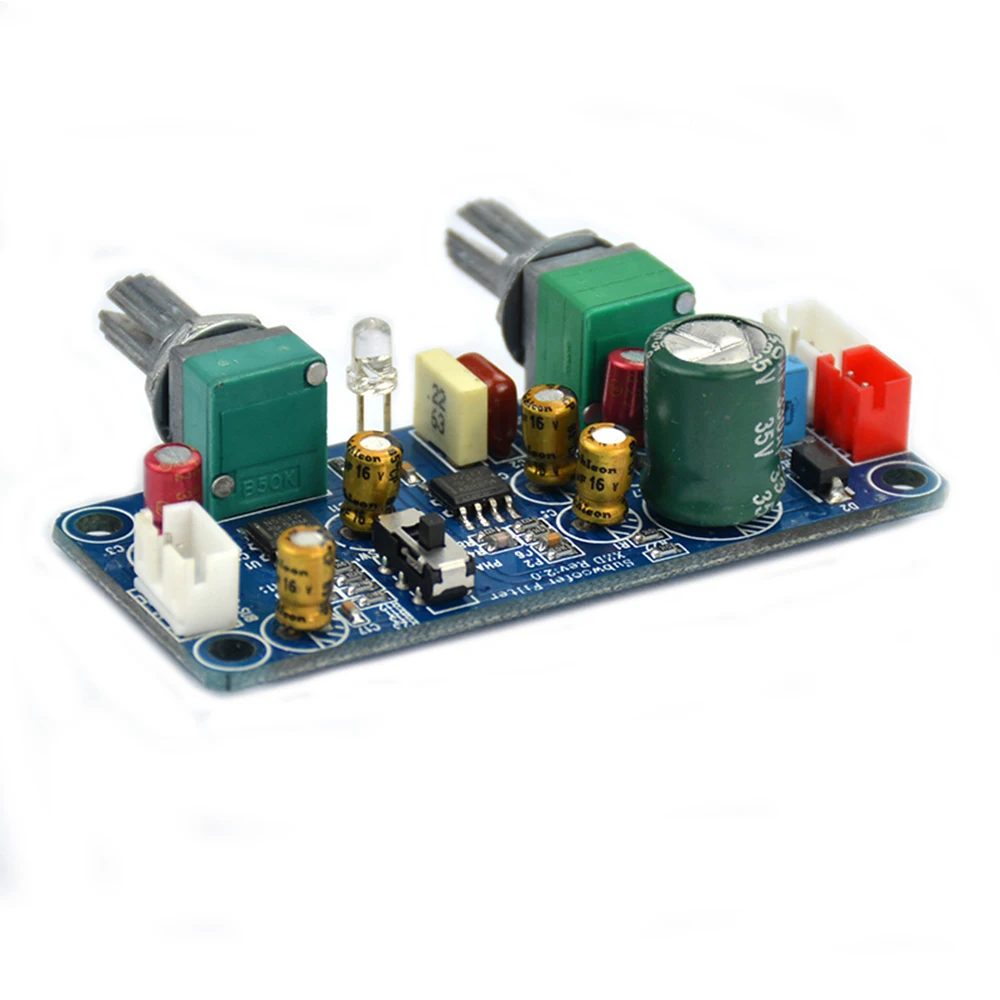 AIYIMA 1 шт. фильтр низких частот бас сабвуфер один мощность DC 9-32 в предварительный усилитель доска двухканальный с регулятором громкости басов