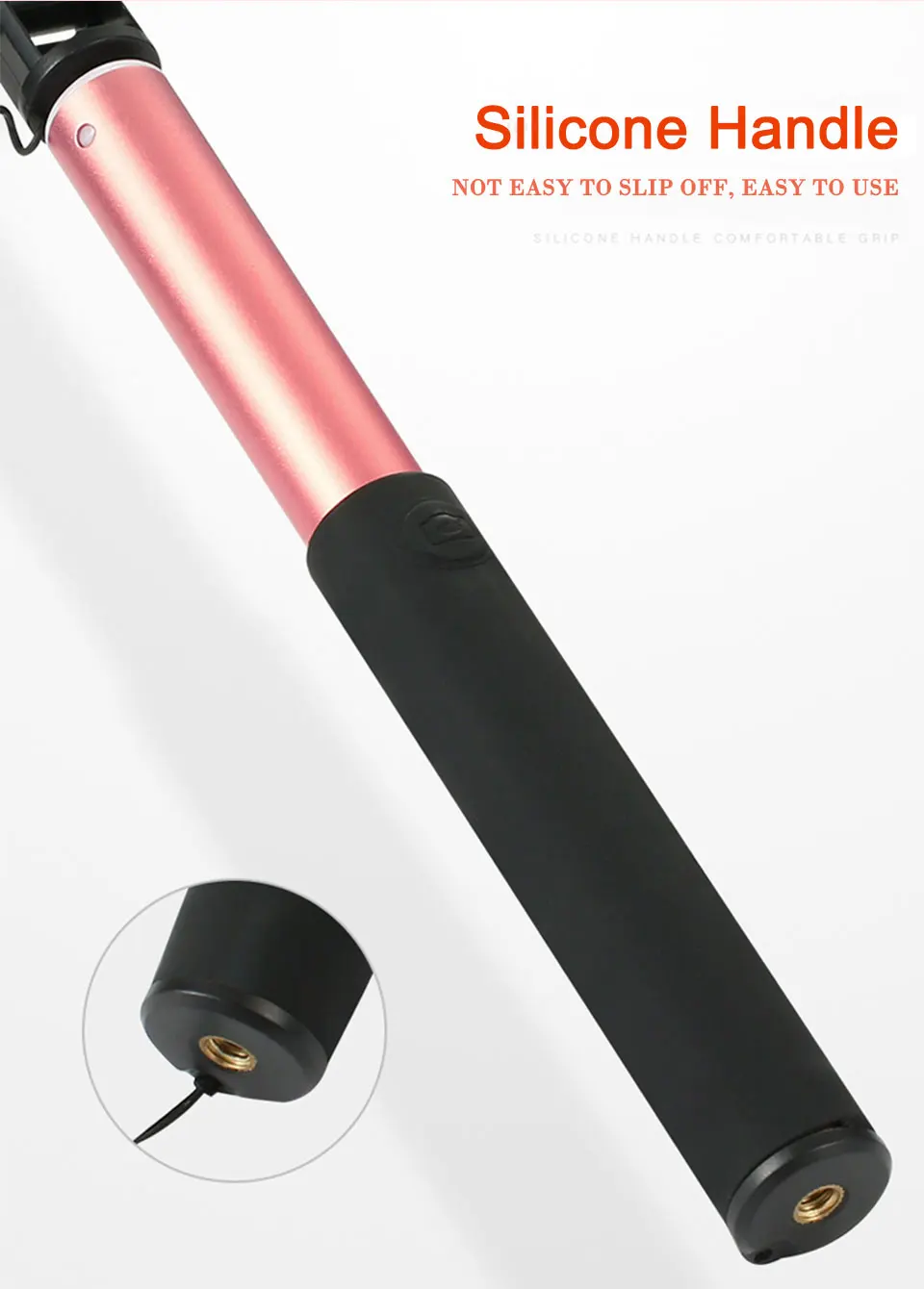 2019 New Arrivals Selfie Stick Bluetooth With Button For Android IOS System Tripod Selfie Stick Universal Mobile Phone (10)