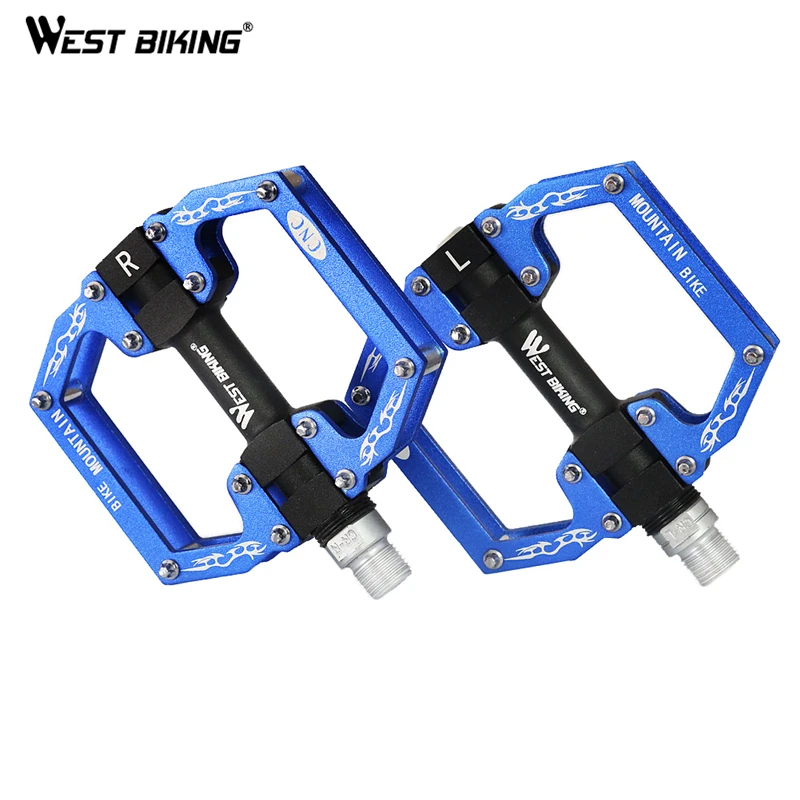 WEST BIKING педали Bicicleta MTB велосипедная педаль ось общий Interfac полые велосипедные